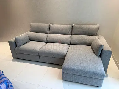 Great Condition IKEA Eskilstuna L shape sofa bed with storage