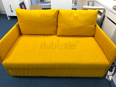 Yellow Sofa cum Bed