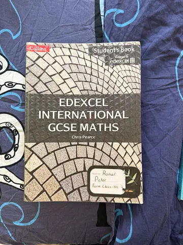 Edexcel International GCSE Maths Student Book (Collins) - Good Condition