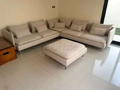 Ikea soderhamn corner sofa footstool not included