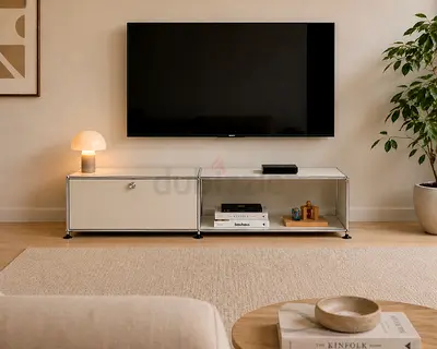 USM Haller media low board (LG2)Light Grey
