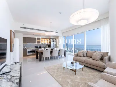 3BR + Maid | High Floor | Panoramic Sea View