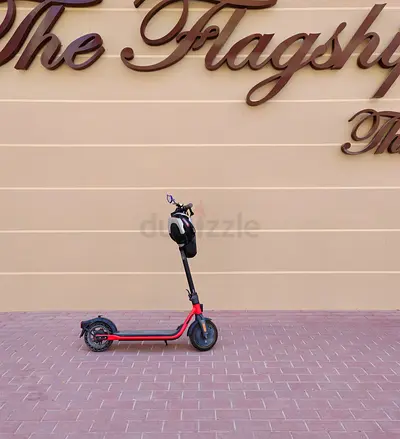 Segbot Red Electric Scooter with Helmet and airless tires - Good Condition