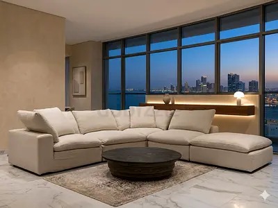 Marina home Luscious feather 🪶 filled modular sofa