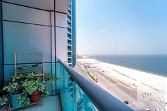 Two-bedroom apartment with a living room, full sea view, 2 parking spaces, and fully furnished.