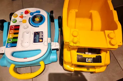 Baby einstein walker 4 in 1 and cat  big truck