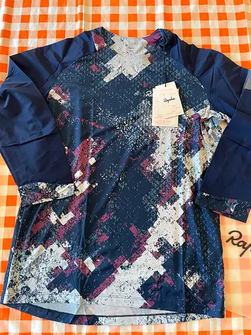 Rapha Printed Trail 3/4 Sleeve Jersey