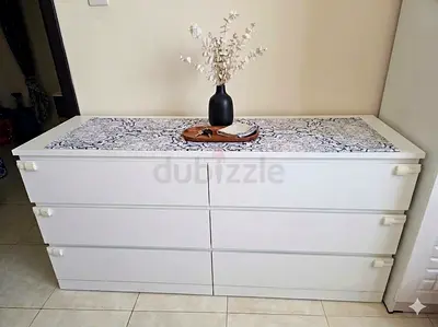 Ikea White 6-Drawer Dresser
