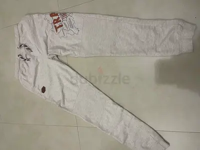 Light grey mens joggers sweatpants - size S