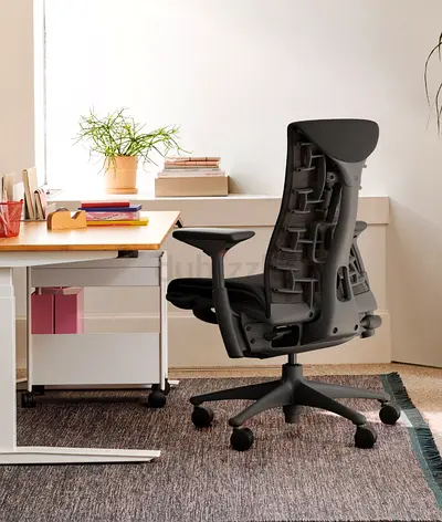 Ergonomic Embody Herman Miller Chair Full Option Black