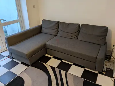 L shape sofa bed with storage Ikea FRITHEN