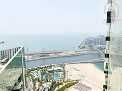 Heigh Floor | Vacant | Partial Sea View | Specious Layout | Two Balcony | Prime Location | JBR