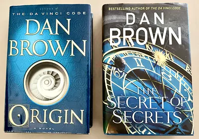 “Origin”  “The Secret of Secrets” by Dan Brown — Two Hardcover Novels (English)