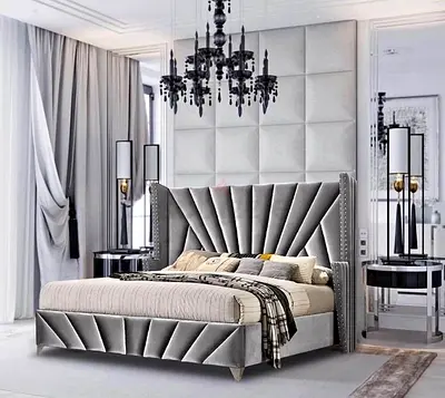 Fully Custom Made King Size Brand New Bedframe,Hydraulic Storage Can be Installed