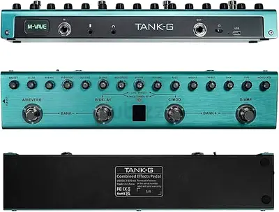 M-Vave Tank-G Multi-Effects Guitar Pedal — Portable All-in-One Rig
