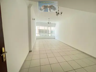 Two bedrooms and a living room in Al Taawun, on Al Taawun Street, with free maintenance, near Dubai exit.