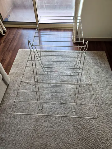 Foldable Metal Clothes Drying Rack - 3-Tier