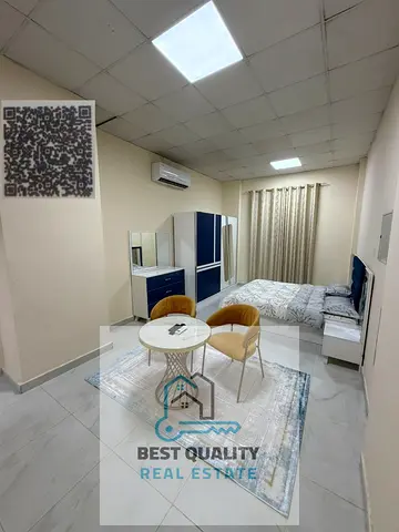 Furnished Studio for Monthly Rent in Ajman – Al Rawda, Sheikh Ammar Street