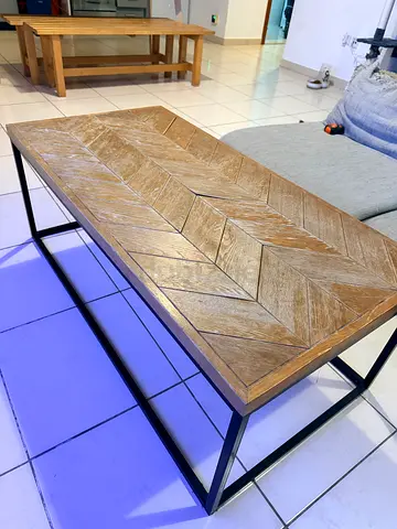 Coffee table vintage style industrial Wood and metal