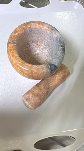 Marble Mortar and Pestle - Medium Size, Good Condition