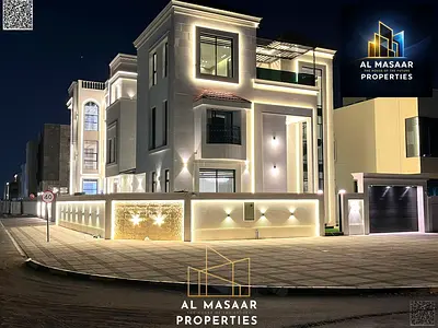 للبيع فيلا من المالك مباشربمواصفات عالمية وسعرخيالى تصمييم فلل دبى جاهزه للسكن طابقين مع روف