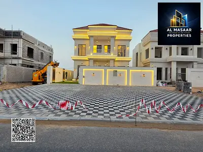 Luxury villa for sale | 3014 sq ft | 4 master bedrooms | Master living room and majlis | Modern des