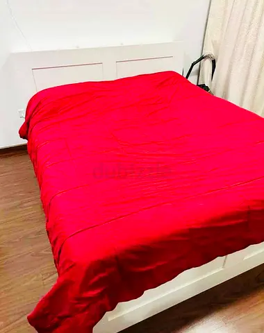 IKEA Brimness KING size bed frame with mattress.