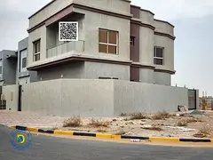 Luxury corner villa in Al Zahia, 5 rooms and a rooftop, including electricity, water, and air condit