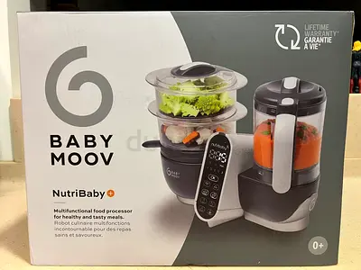 Baby Moov NutriBaby+ Multifunction Food Processor (Steamer  Blender) -