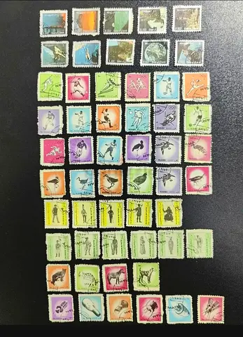 UAE Trucial States Ajman 1968 Postage Stamps Collection (Approx. 70)