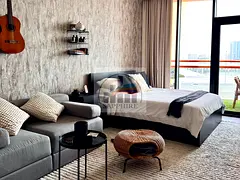 Furnished Studio | Binghatti Crystals | Balcony With City View