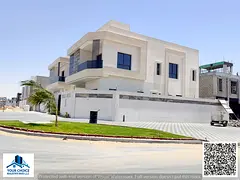 Luxury villa for sale in Al Helio 2, Ajman. Modern and elegant design with super deluxe finishes. Pr