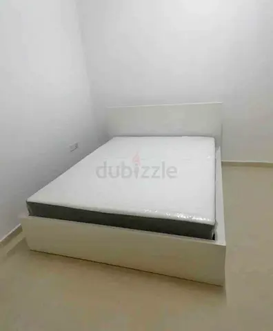 IKEA malam queen‑size bed (160 × 200 cm) with 2 storage drawers underneath and an IKEA mattress ✨