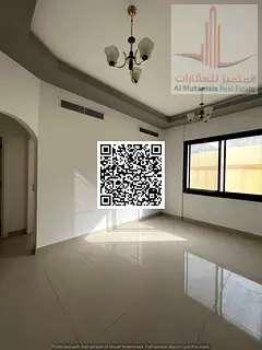 One bedroom and living room for rent in Al Nuaimiya 2. The apartment is very clean.
