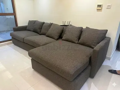 Lounge Deep crate and barrel sectional sofa