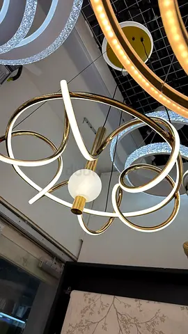 Modern LED Ring Chandelier Light | Luxury Ceiling Light | Home Decor