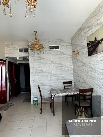 Annual rent: Fully furnished 1BR hall in City Tower, Al Nuaimiya 3. Rent is 30,000 AED without park