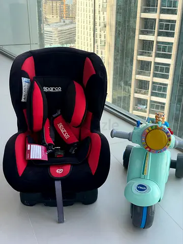 Sparco Convertible Infant Car Seat (red  black) - Good Condition