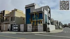 Luxury villa for sale in Al Bahia, modern design, price includes registration fees