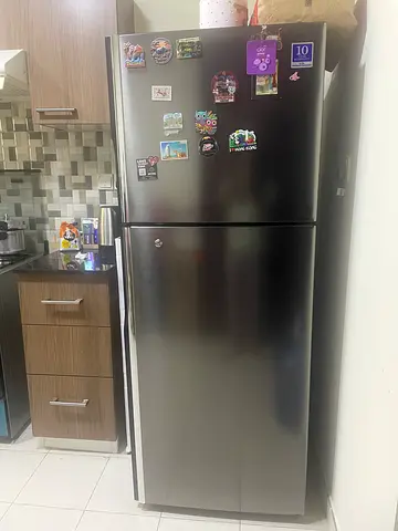 Haier two door fridge