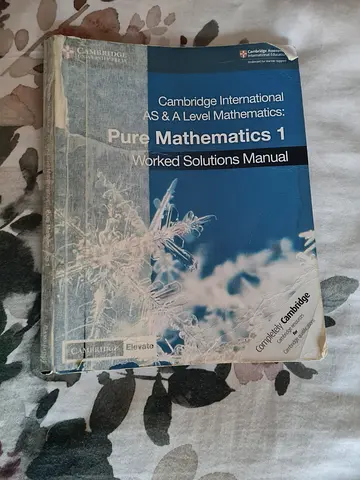Cambridge International AS  A Level Pure Mathematics 1 Worked Solutions Manual (used)
