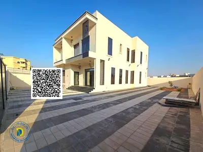 Al Yasmin, a strategically located villa in one of the city's most prestigious neighborhoods, with 5 bedrooms and a rooftop terrace, fully A C