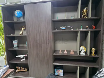 Show case and cupboard