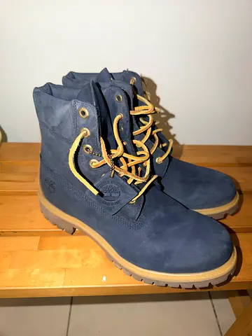 Timberland boots blue leather