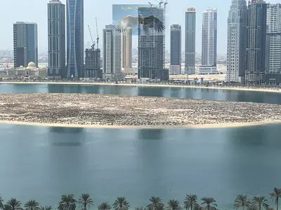 12دفعة|اطلالة بحرية|ثاني ساكن|غرفتين وصالة|باركينج|استور|خزائن بالحائط