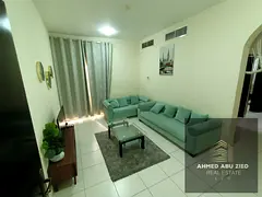Fully furnished 1BHK for rent in Al Mowaihat 2, Ajman. Includes hall with balcony, bathroom, kitchen