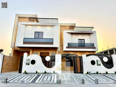 Villa for sale, including registration and ownership fees, freehold ownership for all nationalities, very high-end finishing, two floors and a roof