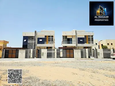 Villa for sale in Al Rawdah, two floors, roof, and external annex. Freehold ownership. Price includ