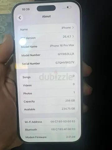 iPhone 16 Pro Max 256GB - perfect Condition, Unlocked