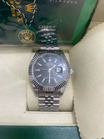 Rolex Oyster Perpetual Datejust Men’s Stainless Steel Watch (Box  Papers)